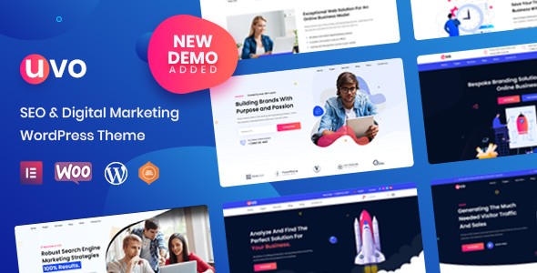 UVO - SEO & Digital Marketing Theme Logo